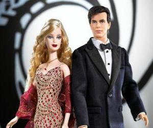 yapboz Barbie ve Ken çok şık